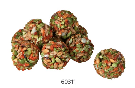 Natur Snack B�llchen Karotte/Erbse 24�26 St./140 g (100g-2,13