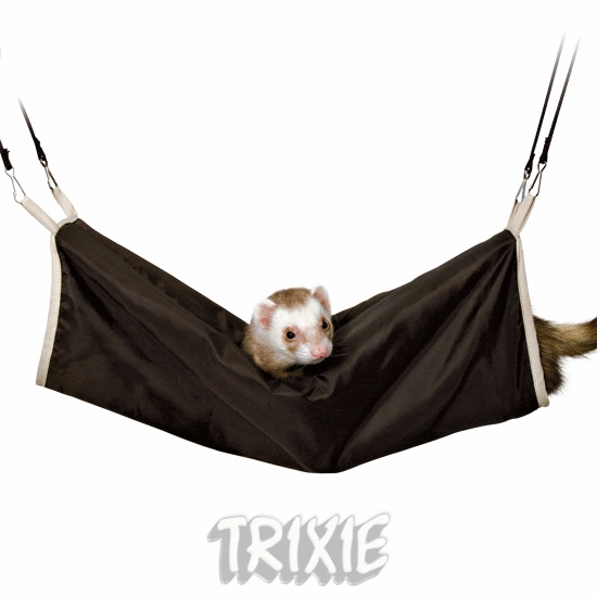 Kuscheltunnel f�r Frettchen, � 20�45cm,braun-beige